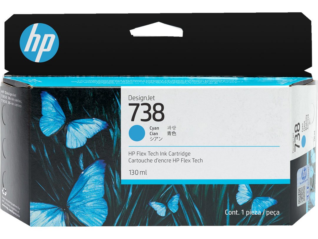 HP 738 Series Ink Cartridges