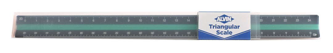 12" Plastic Triangular Scales