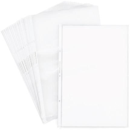 11 x 17 and 17 x 11 Clear Sheet Protectors