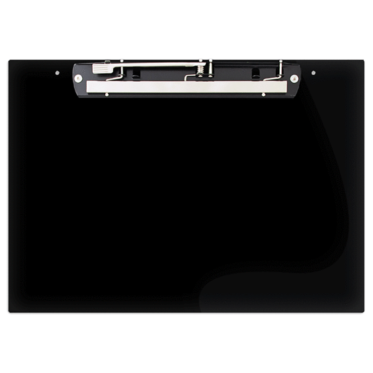 19 x 13 Acrylic Clipboards With 11" Hinge Clip