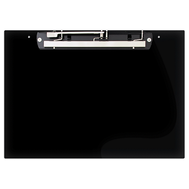 19 x 13 Acrylic Clipboards With 11" Hinge Clip