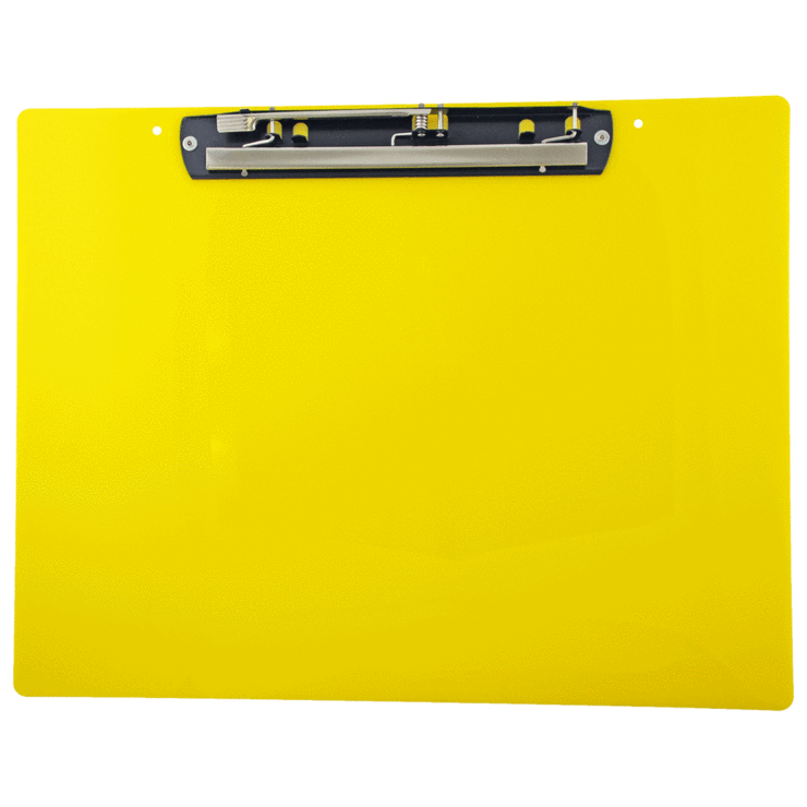 19 x 13 Acrylic Clipboards With 11" Hinge Clip