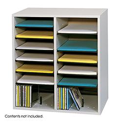 Adjustable Shelf Literature Organizers