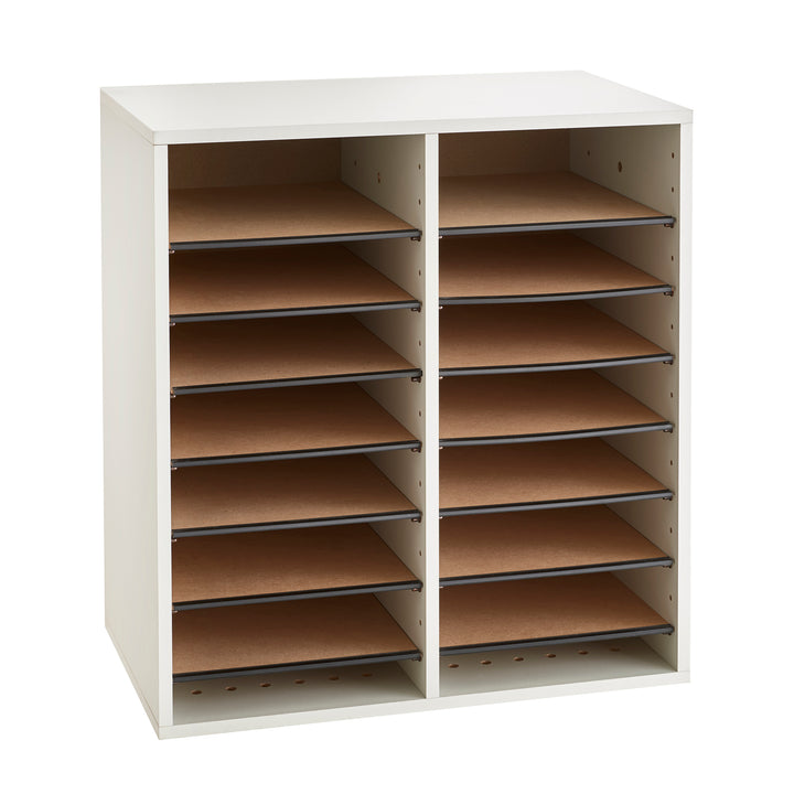 Adjustable Shelf Literature Organizers