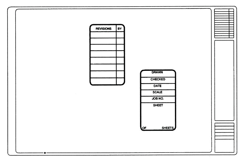 Preprinted Architectural Titleblocks