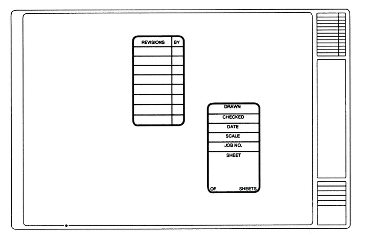 Preprinted Architectural Titleblocks