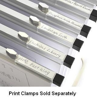 Clear Label Holders for Hanging Print Clamps 12/pk