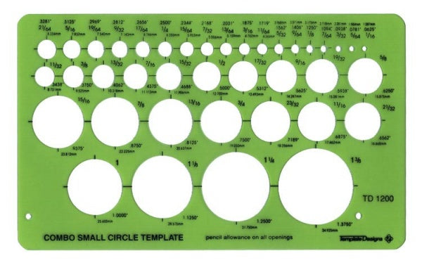 Small Circle Template TD1200