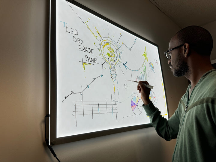 Gagne Porta-Trace LIGHT-WRITE LED Dry Erase Panels