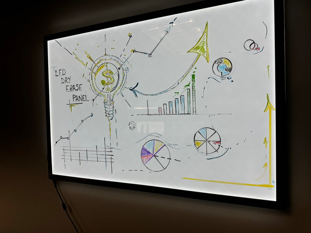 Gagne Porta-Trace LIGHT-WRITE LED Dry Erase Panels