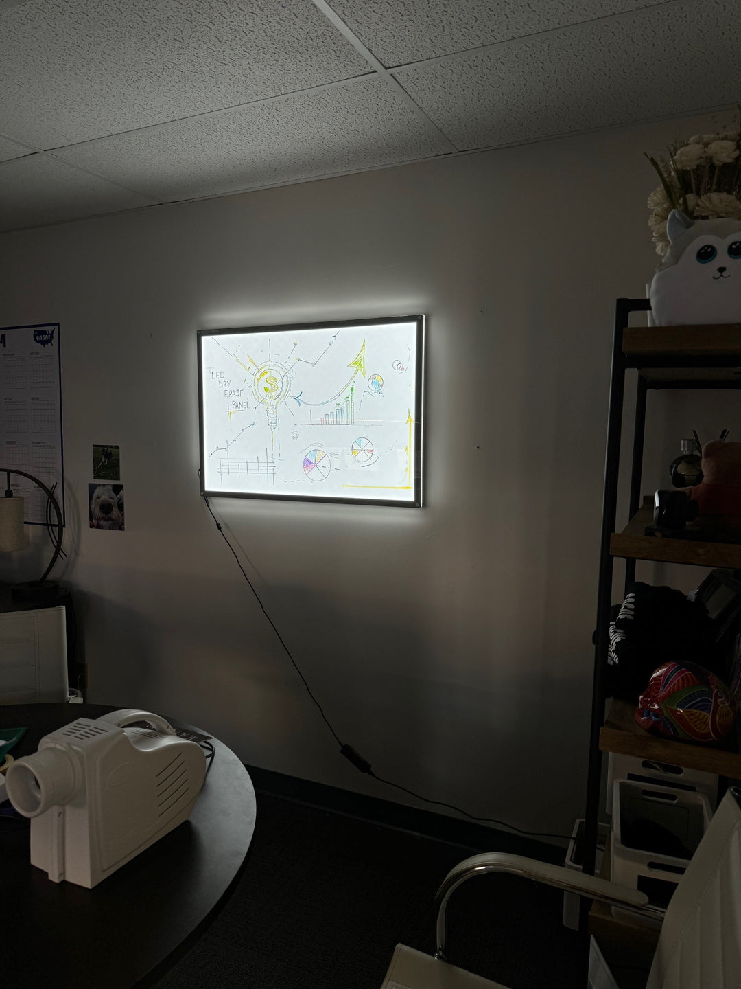 Gagne Porta-Trace LIGHT-WRITE LED Dry Erase Panels