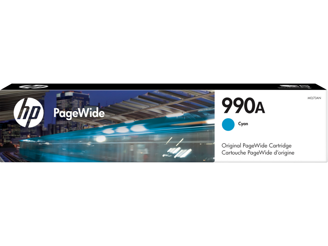 HP 990A Cyan Original PageWide Cartridge