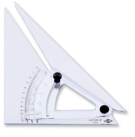 Alvin Adjustable Triangle with Inking Edges