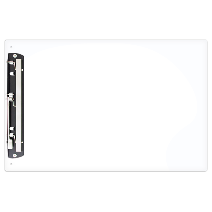 13 x 19 Acrylic Clipboards With 11" Hinge Clip