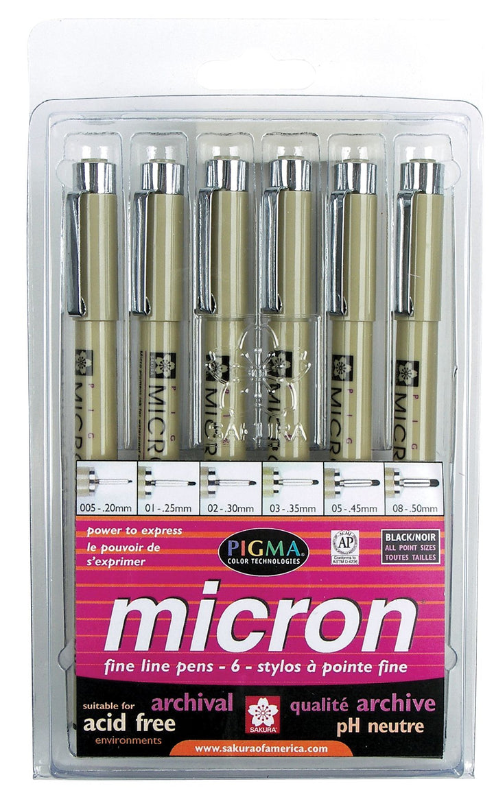 Sakura Pigma Micron Pens/Sets