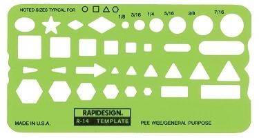 Rapidesign Pee-Wee General Purpose Template